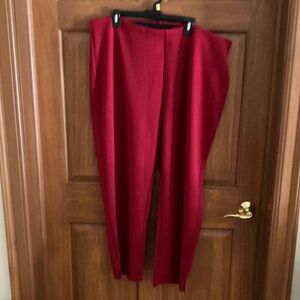 Chico's Women's Crimson Ponte Trousers